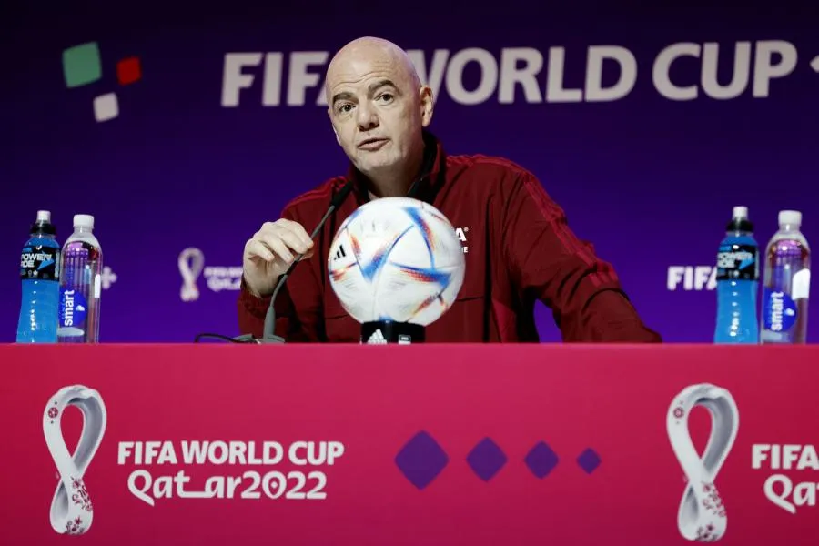 Gianni Infantino : «<span style="font-size:50%">&nbsp;</span>Aujourd’hui, je me sens qatari, arabe, africain, homosexuel, handicapé, travailleur migrant<span style="font-size:50%">&nbsp;</span>»