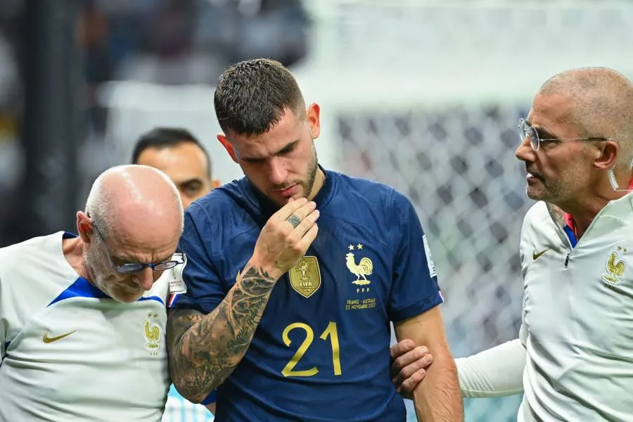 Coupe du monde : Lucas Hernandez victime d&rsquo;une rupture du ligament croisé antérieur
