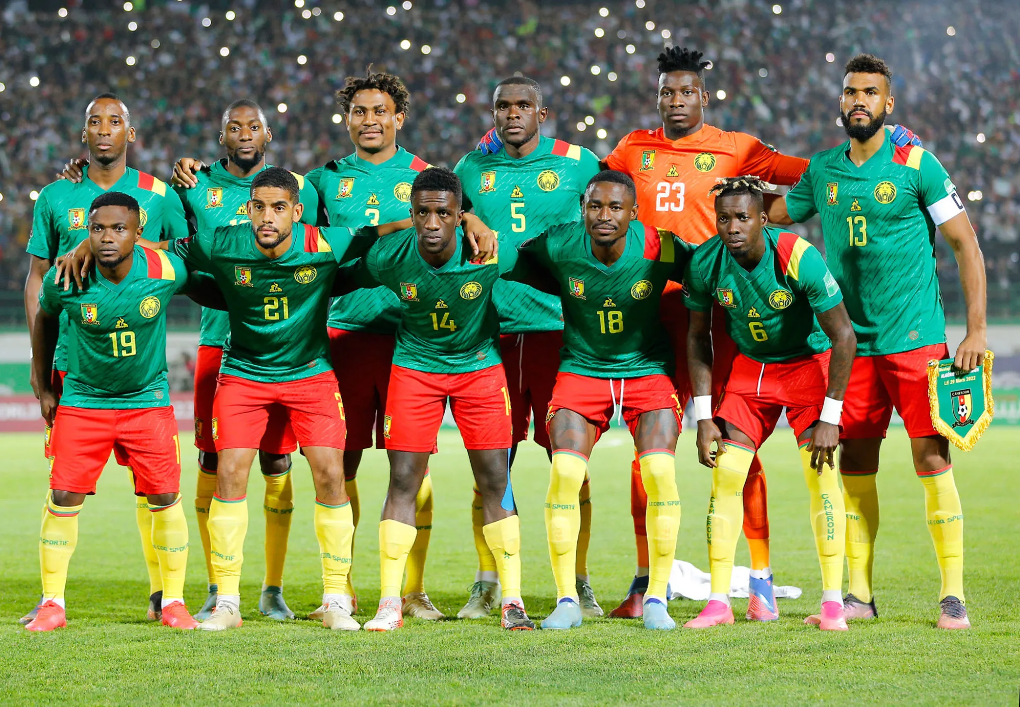 Le Cameroun avec ses doyens Nkoulou, Aboubakar et Choupo-Moting