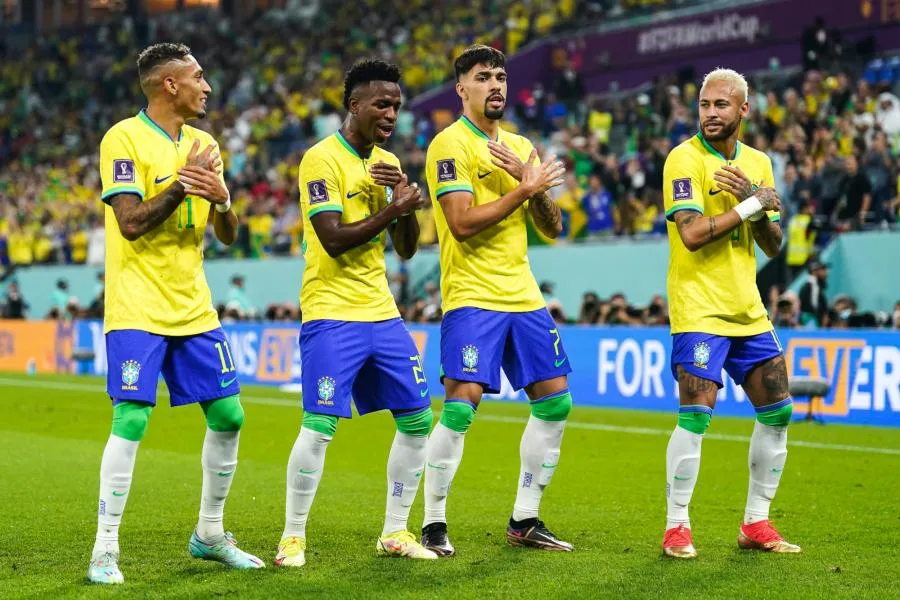 Le Brésil danse sur la Corée du Sud et vers les quarts