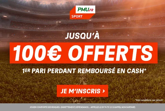 Bonus PMU Sport : 100€ remboursés en CASH pour miser sur les Bleus !