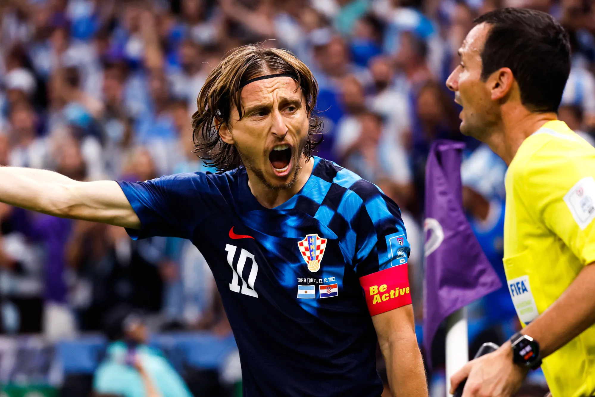 Modrić ne digère pas le penalty accordé à l&rsquo;Argentine