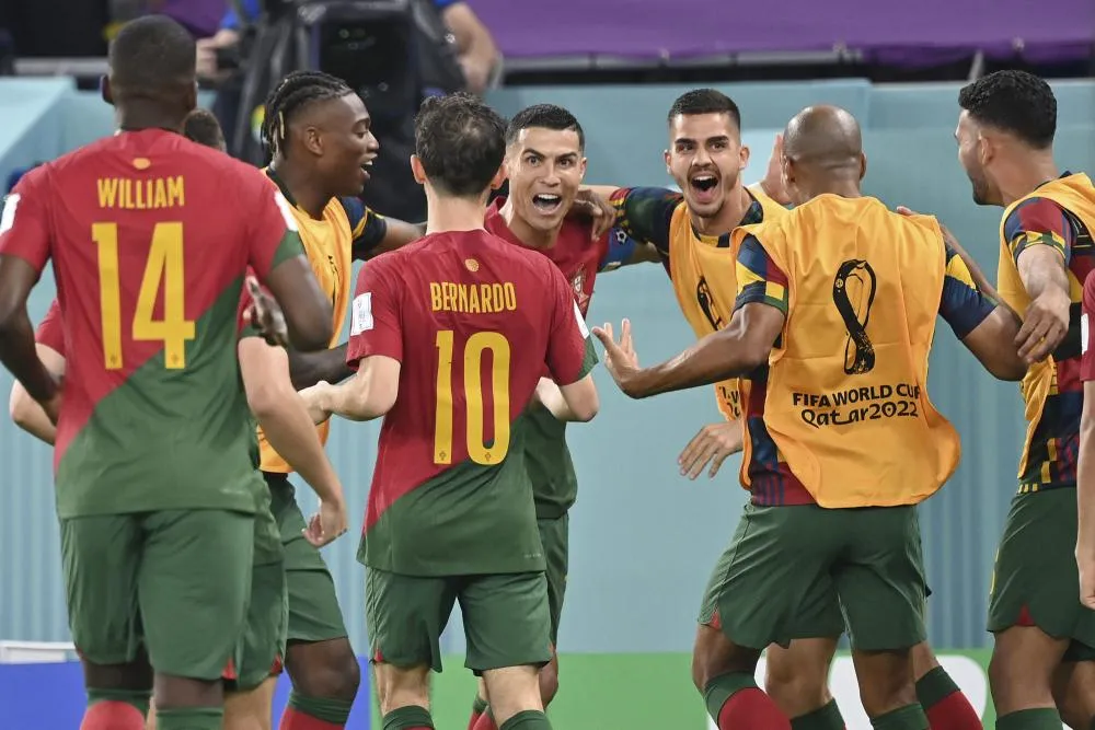 Le Portugal est l&rsquo;équipe du Mondial avec les joueurs qui disputent le plus de minutes en club