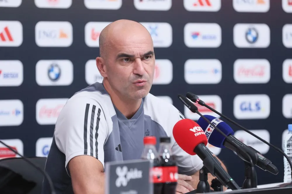 Roberto Martínez reconnaît qu’«<span style="font-size:50%"> </span>il y a des tensions au sein du groupe<span style="font-size:50%"> </span>»