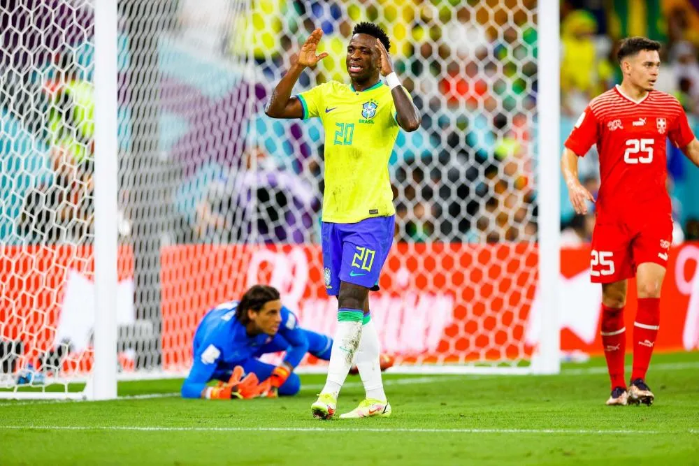 La stat folle (et historique) de Vinicius avec le Brésil contre la Suisse