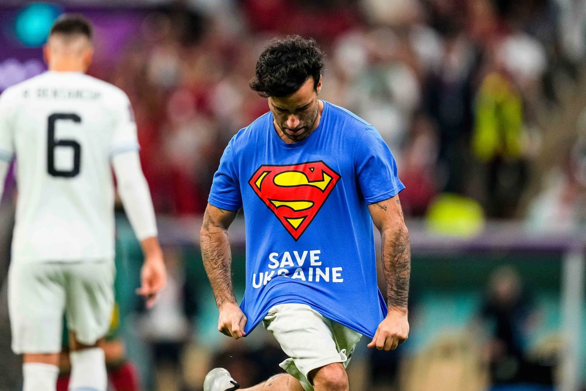 Le streaker de Portugal-Uruguay sanctionné et tire sa révérence