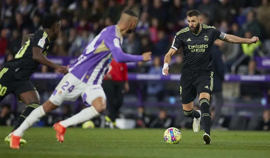 Karim Benzema et le Real Madrid font plier Valladolid