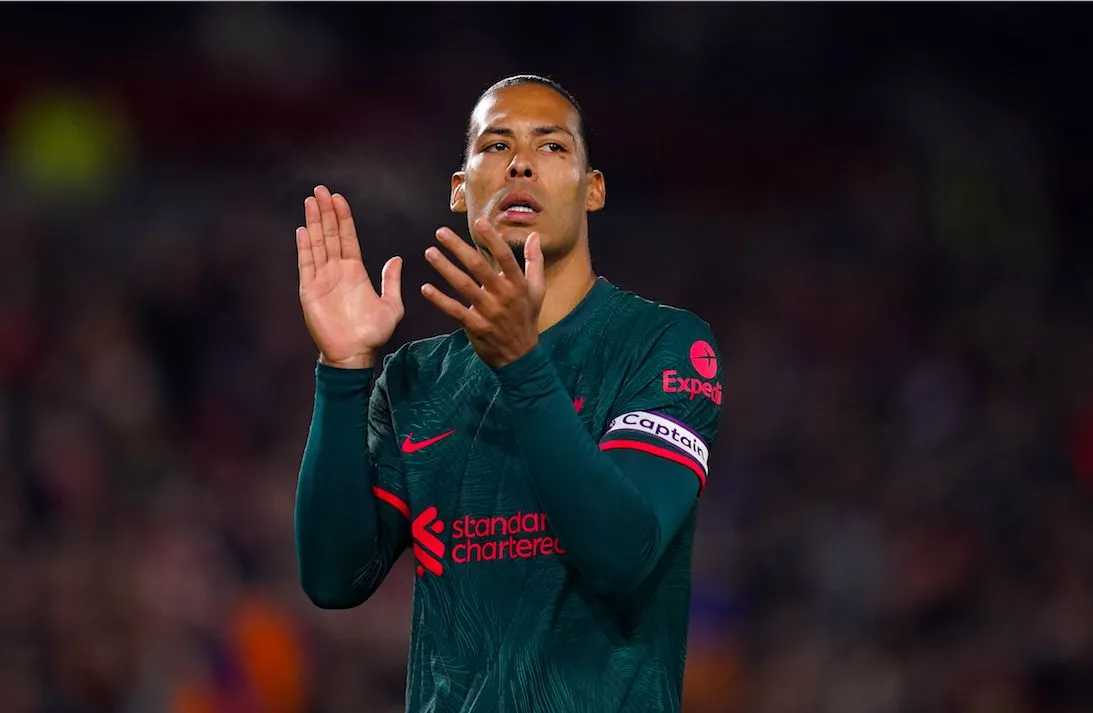 Plus d’un mois d’absence pour Van Dijk