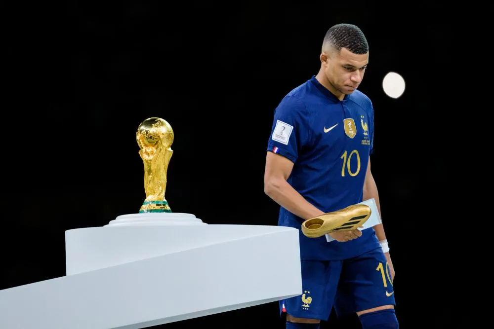 Kylian Mbappé termine meilleur buteur du Mondial 2022