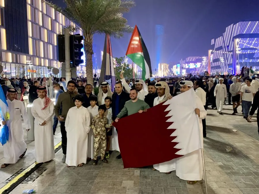Argentine-France : On était au milieu des célébrations à Lusail Boulevard