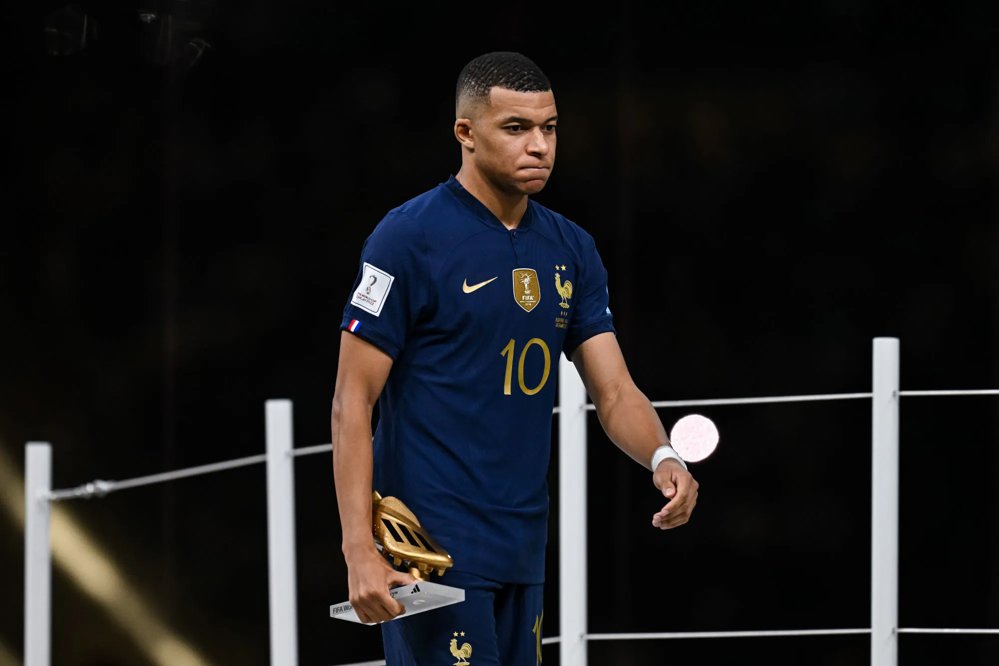 Après la finale de la Coupe du monde entre l&rsquo;Argentine et la France, Arturo Vidal (Chili) chambre Kylian Mbappé