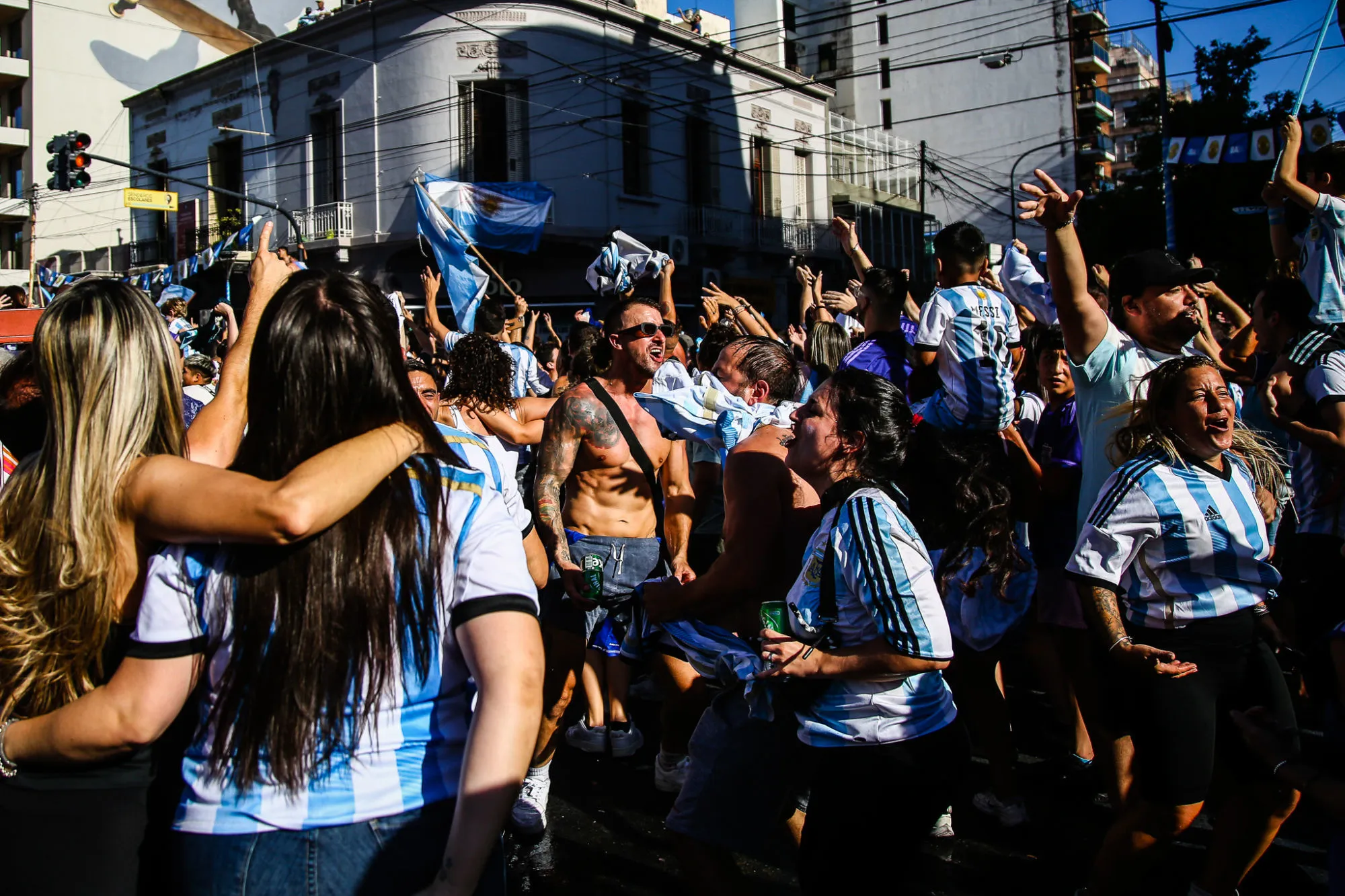 La folle célébration des Argentins