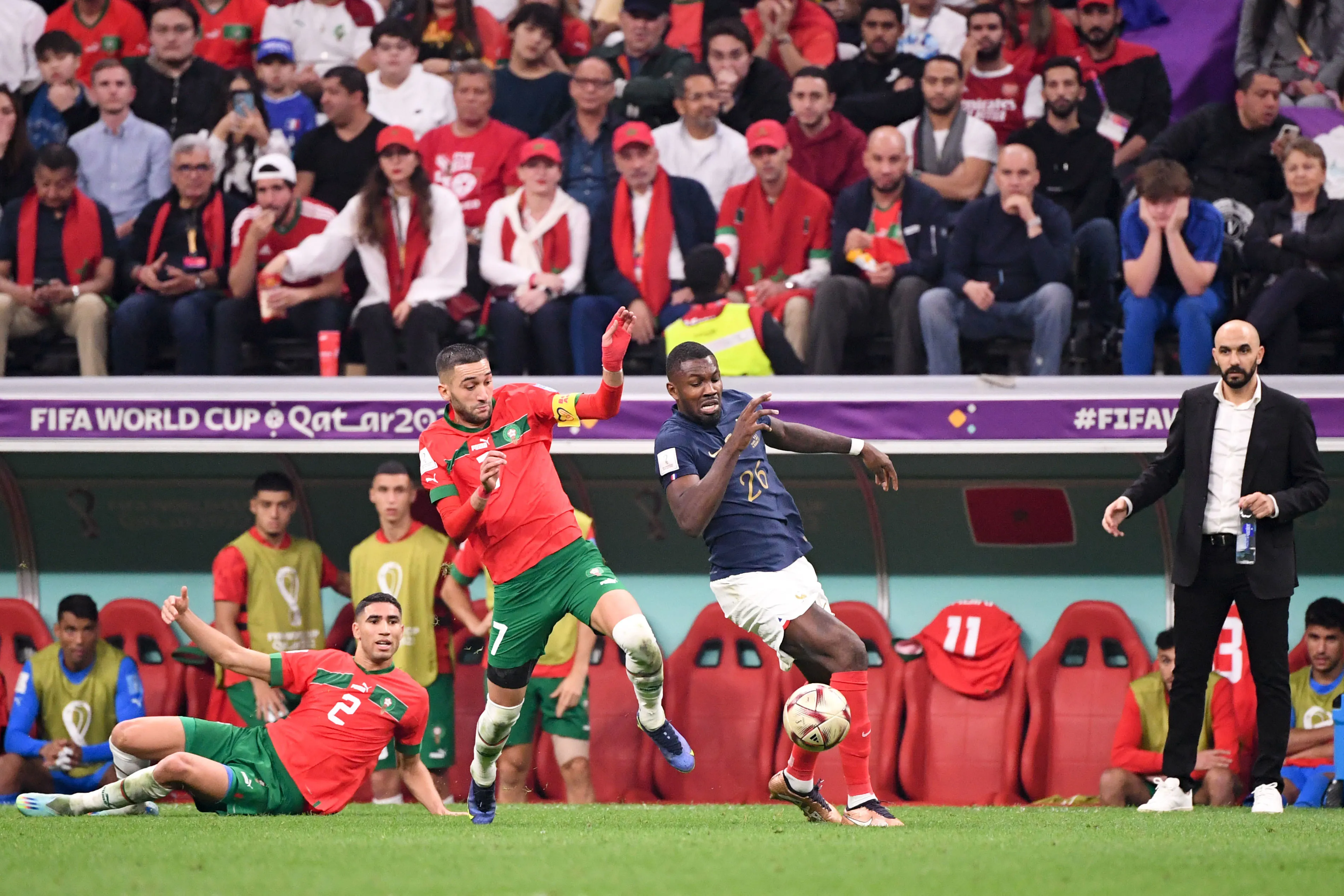 Walid Regragui compare France-Maroc à Séville 82