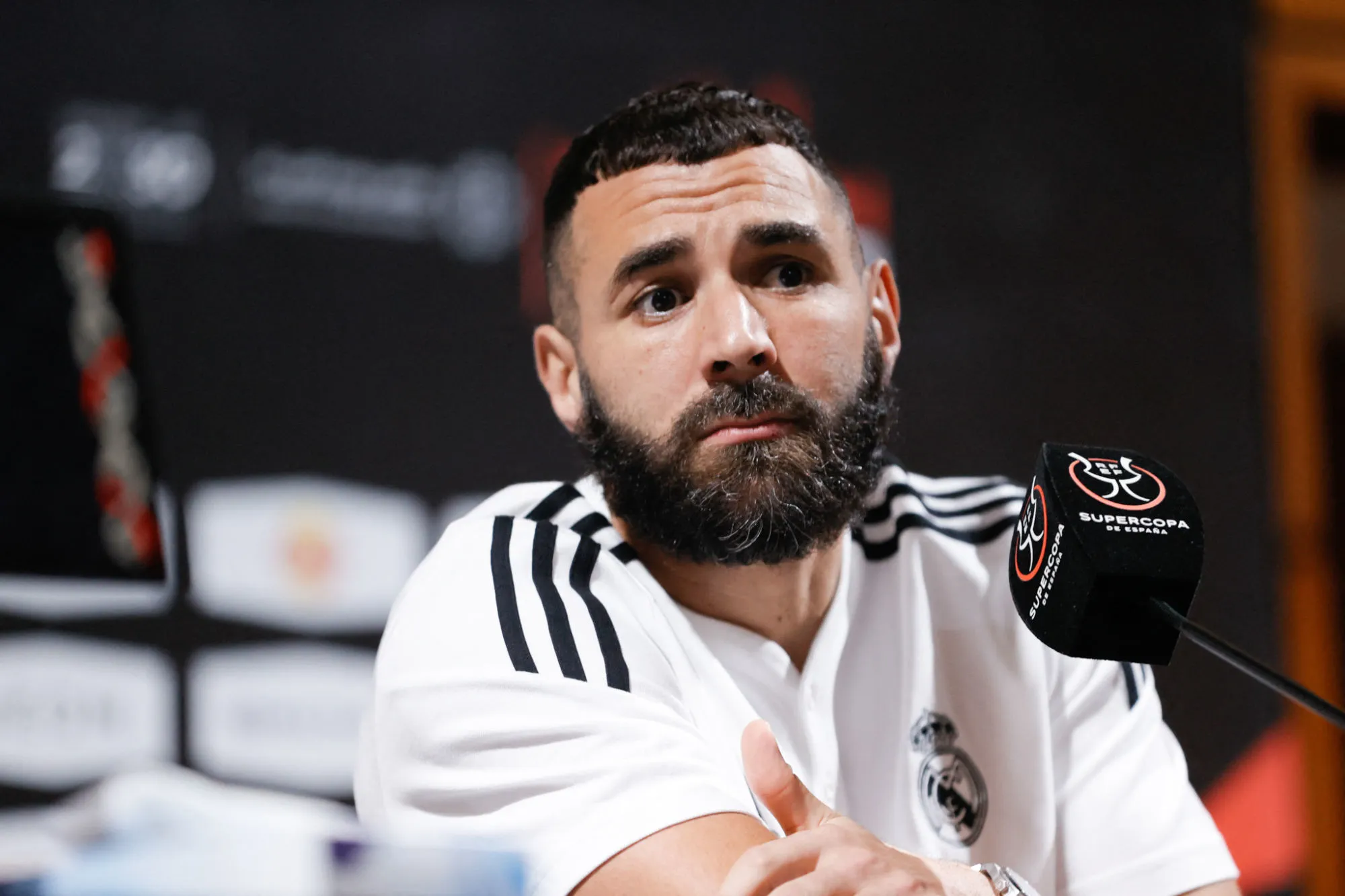 Benzema : «<span style="font-size:50%">&nbsp;</span>Je ne veux plus parler de la Coupe du monde et de la France<span style="font-size:50%">&nbsp;</span>»