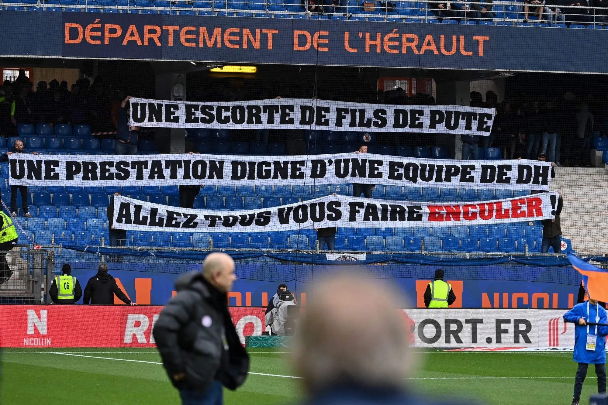 Montpellier dans le viseur de la ministre des Sports à cause de banderoles homophobes