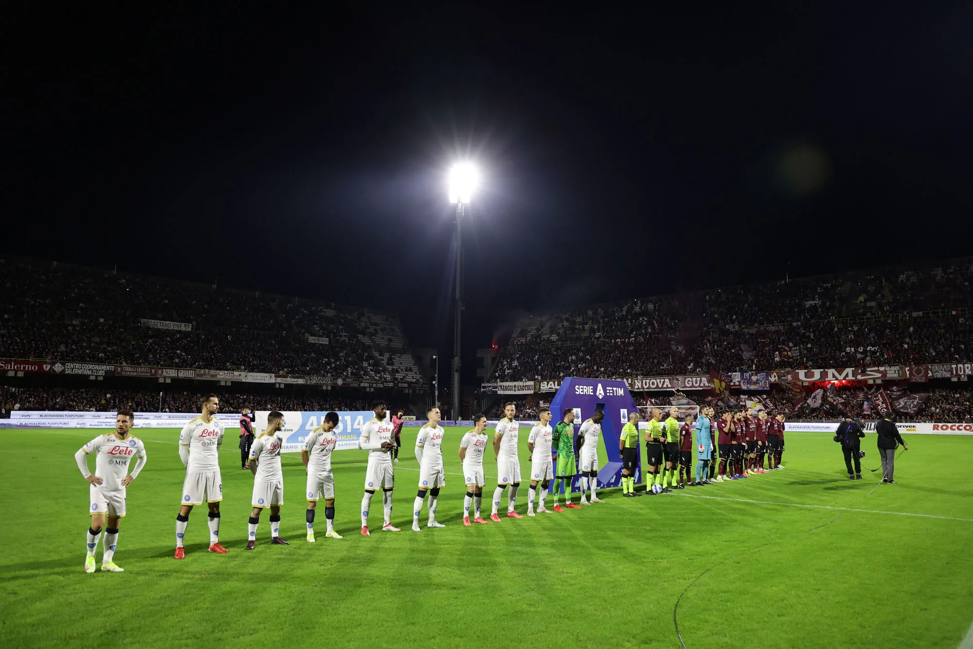 Salernitana-Napoli : voisins de bonne Campanie