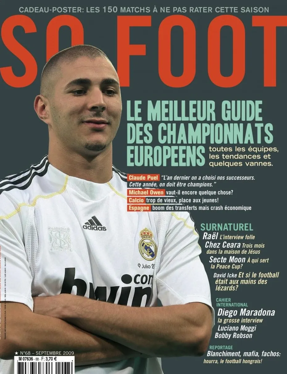 SO FOOT N°68 &#8211; Le guide des championnats européens + Claude Puel, Raël, Michael Owen&#8230; + Super Poster