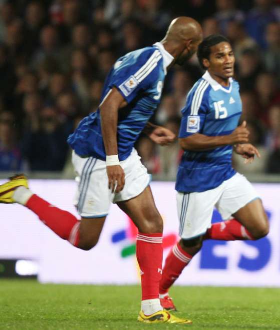 Pas de chance pour Malouda et Anelka