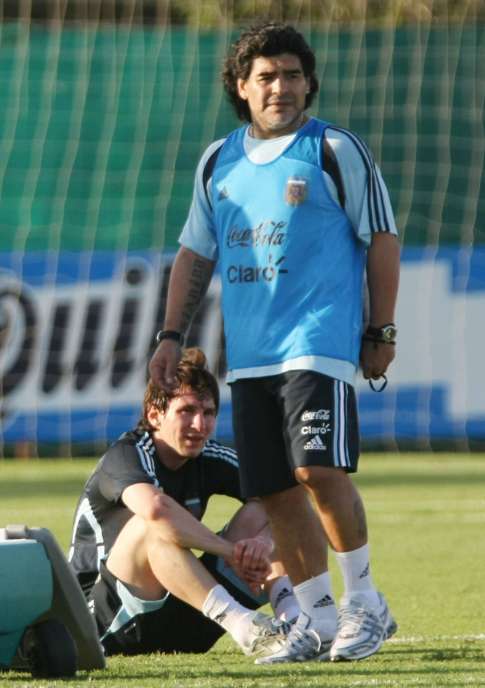 Maradona/Messi, la brouille
