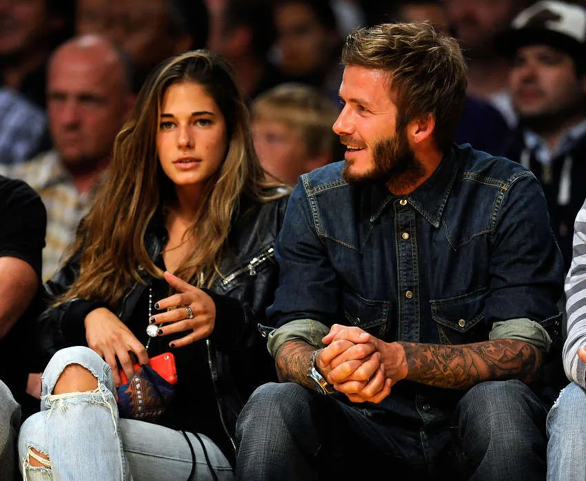 Beckham en compagnie d&rsquo;une bombe