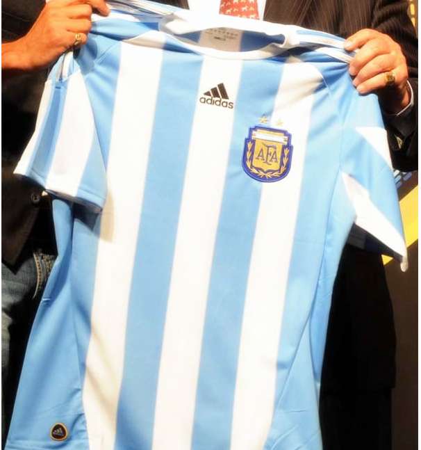 Nouveau maillot pour l&rsquo;Argentine