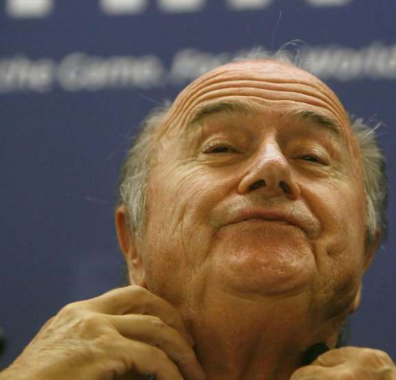 Blatter à Sheffield