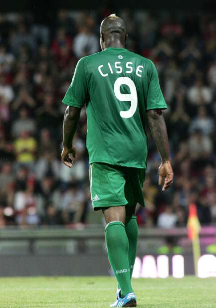 Djibril Cissé a le melon