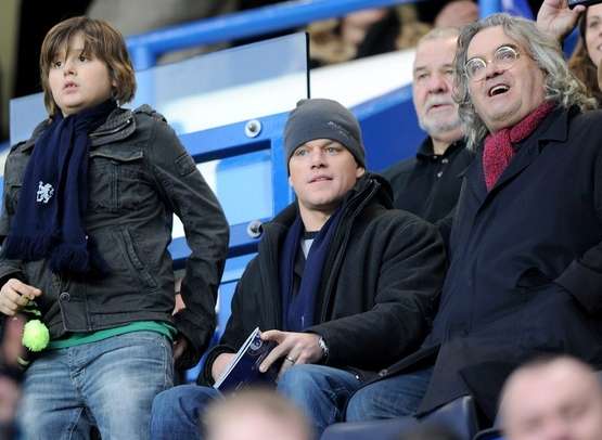 Matt Damon se lève pour Drogba