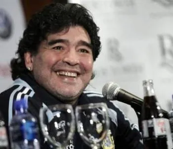 Maradona, zen comme un Allemand en short