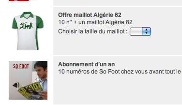 Abonnement « ALGERIE 82 » à 59€ !!!