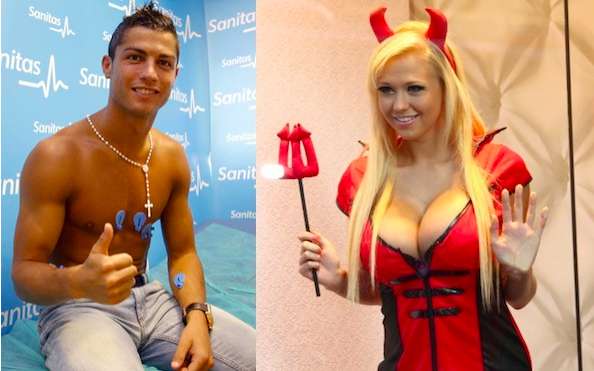 La modèle topless de CR9