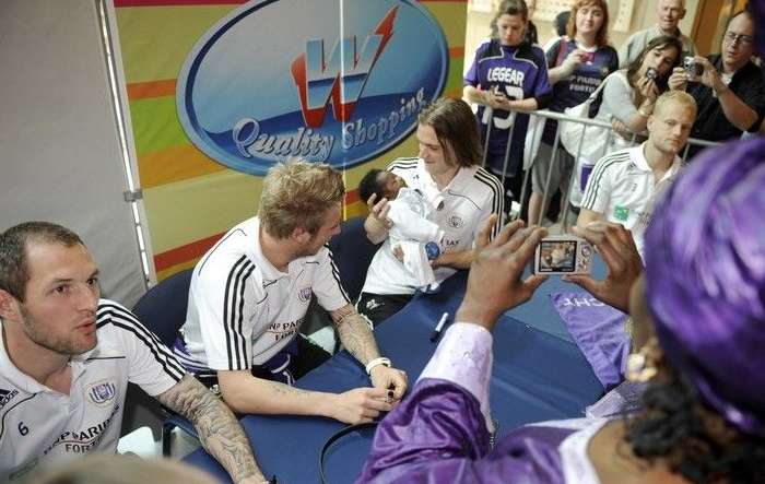 Anderlecht au supermarché