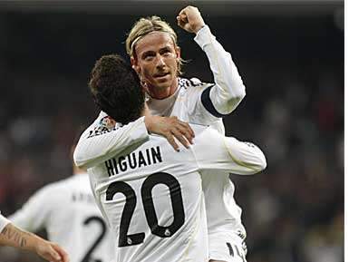 Le Real Madrid en chasse