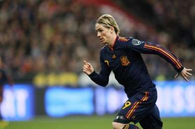 Finale Espagne/Angleterre pour Torres