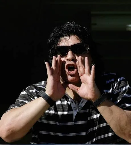 Maradona aime les toilettes