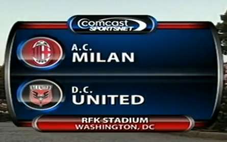 DC United 3-2 Milan AC
