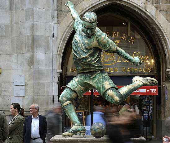 La statue Ribéry