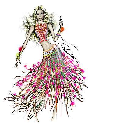 Shakira dévoile son costume