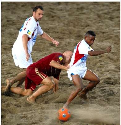 Pagis se met au beach