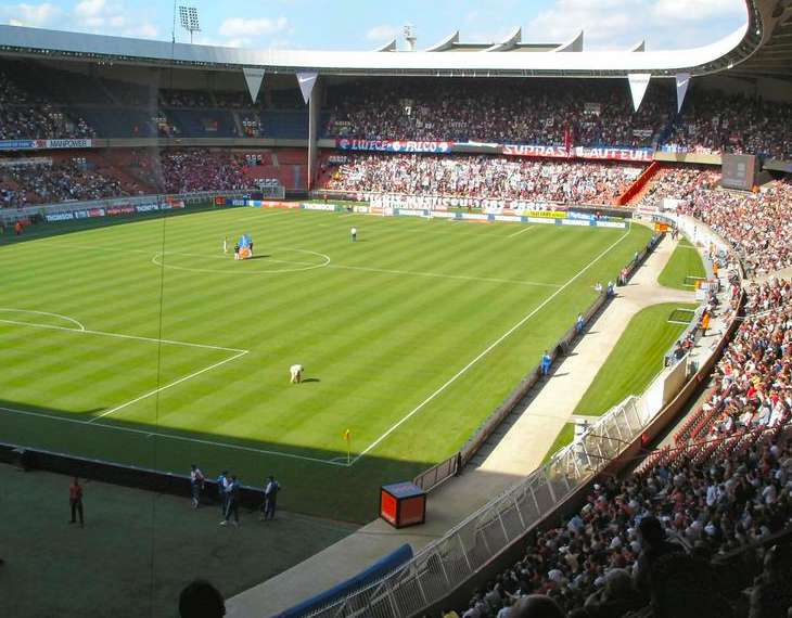 Le Parc des Princes en chantier