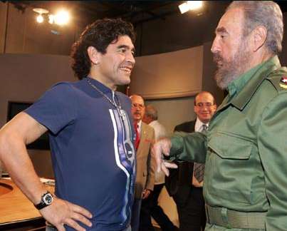 Maradona et Fidel