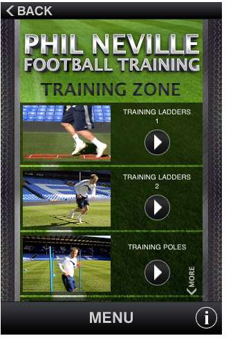 L&rsquo;appli iPhone Phil Neville