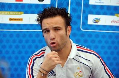 Valbuena heureux en bleu