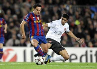 Le Barça sur un jeune Gunner