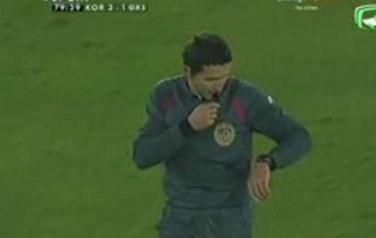 L&rsquo;arbitre siffle à la 80ème