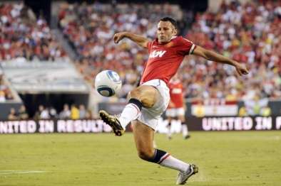 Giggs blessé à la cuisse