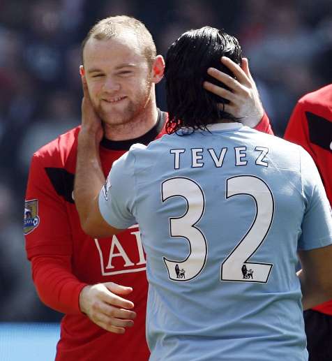 Tevez veut Rooney