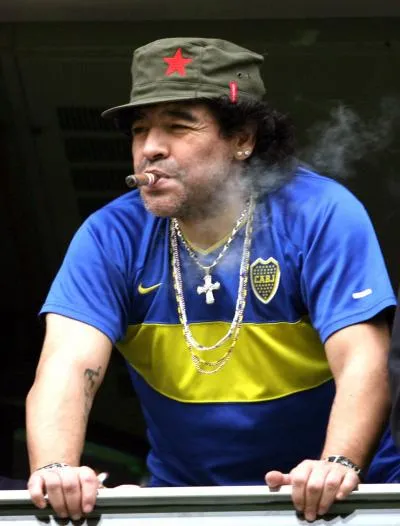 Maradona imité