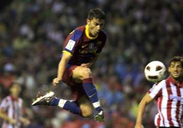 David Villa, main au panier