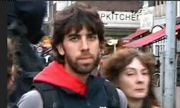 Oleguer dans une manif